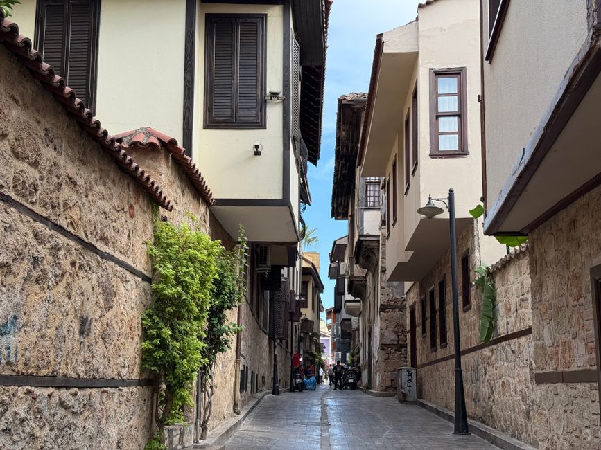 Kaleici old town narrow street